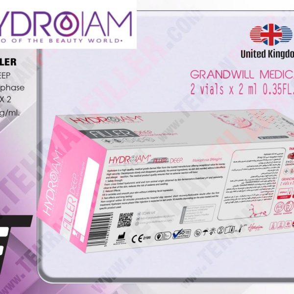 فیلر HYDROIAM FILLER Extra-DEEP 4ml دو سرنگ دو میل