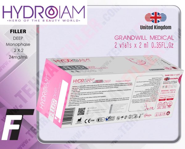 فیلر HYDROIAM FILLER Extra-DEEP 4ml دو سرنگ دو میل